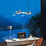 Top Light Puk Maxx Eye Table Lampada da tavolo LED bianco opaco/cromo - 37 cm - immagine di applicazione