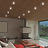 Top Light Quadro Lampada da soffitto rosone cromo lucido - 10 cm - G9 - immagine di applicazione