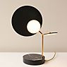 Tunto Ballon Lampada da tavolo LED marmo nero/rovere - Casambi - immagine di applicazione