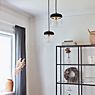 Umage Acorn Cannonball Pendant Light with 2 lamps black amber/brass application picture