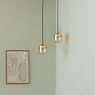 Umage Acorn Cannonball Pendant Light with 2 lamps black brass application picture