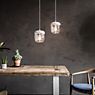 Umage Acorn Cannonball Pendant Light with 2 lamps white brass application picture
