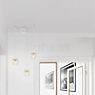Umage Acorn Cannonball Pendant Light with 3 lamps white smoke/steel application picture