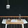Umage Acorn Pendant Light amber/brass, cable white application picture