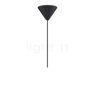 Umage Around the World Hanglamp afdekking zwart/kabel wit - baldachin rond - 27 cm