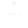 Umage Around the World Lampada a sospensione copertura acciaio/cavo bianco - baldachin rotondo - 27 cm