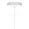 Umage Around the World, lámpara de suspensión cubierta negro/cable blanco - baldachin circular - 27 cm