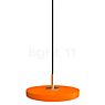 Umage Asteria Micro, lámpara de suspensión LED naranja - Cover latón