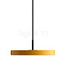 Umage Asteria Mini Hanglamp LED geel - Cover messing & zwart