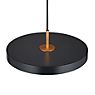 Umage Asteria Mini Lampada a sospensione LED arancione - Cover ottone & nero