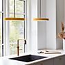 Umage Asteria Mini Pendant Light LED anthracite - Cover brass application picture