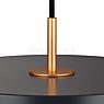 Umage Asteria Mini Pendant Light LED anthracite - Cover brass