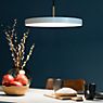 Umage Asteria Pendant Light LED anthracite - Cover brass application picture