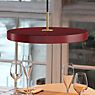 Umage Asteria Suspension LED rouge - cover laiton - ra 83 - produit en situation