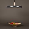 Umage Asteria Suspension LED rouge - cover laiton - ra 83