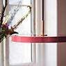 Umage Asteria Suspension LED rouge - cover laiton - ra 83 - produit en situation