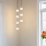 Umage Audrey Pendant Light LED brass/opal glass - 4 lamps application picture