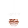 Umage Carmina Mini, lámpara de suspensión marrón, cable blanco
