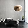 Umage Eos Pendant Light shade brown/cable white - ø65 cm application picture