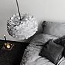 Umage Eos Pendant Light shade grey/cable white - ø45 cm application picture