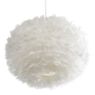 Umage Eos Pendant Light shade white/cable white - ø45 cm - The shade is made of genuine goose feathers.