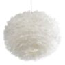 Umage Eos Pendel lampeskærm hvid/kabel hvid - ø45 cm - The shade is made of genuine goose feathers.