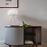 Umage Eos Table Lamp frame white/shade grey - ø35 cm application picture