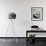 Umage Eos Tripod Floor Lamp frame white/shade grey - ø45 cm application picture