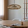 Umage Faraday Pendant Light brass brushed - large - ceiling rose round - cable black application picture