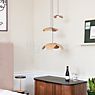 Umage Forget Me Not Pendant Light 3 lamps oak application picture