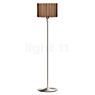 Umage Komorebi Santé Floor Lamp shade dark oak/base steel - 42 cm - square