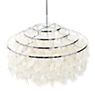 Verpan Fun 10DM Pendant Light chrome - The small discs are suspended from differently-sized metal rings.