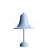 Verpan Pantop Lampe rechargeable LED bleu clair