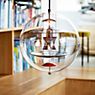 Verpan VP Globe Coloured Glass Pendel transparent ansøgning billede