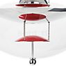 Verpan VP Globe Pendant light ø40 cm - The lower reflector at the bottom is painted red.