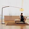 Vibia Balance Bogenleuchte graphit - Schirm Aluminium - 260 cm Anwendungsbild