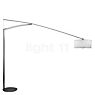 Vibia Balance Lampada ad arco grafite - paralume pergamena - 260 cm