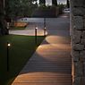 Vibia Bamboo Bollard Light LED with Ground Spike khaki application picture