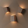 Vibia Break Plus, lámpara de pared LED beige - 14 cm - conmutable - up&downlight - ejemplo de uso previsto