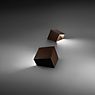 Vibia Break, lámpara de pared LED marrón - 48 cm