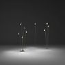 Vibia Brisa Floor Lamp LED brown - with earth spike