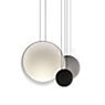 Vibia Cosmos 2511 Hanglamp LED 3-lichts lichtgrijs/wit/donkerbruin