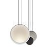Vibia Cosmos 2511 Hanglamp LED 3-lichts lichtgrijs/wit/donkerbruin