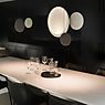 Vibia Cosmos 2511 Pendant Light LED 3 lamps light grey/white/dark brown application picture