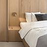 Vibia Dots 4660/4662 Wall Light LED walnut wood - with switch application picture