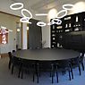 Vibia Halo Circular Suspension LED 3 foyers Dali - produit en situation