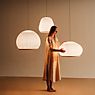 Vibia Knit Pendant Light LED beige - 65 x 50 cm - casambi application picture