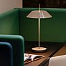 Vibia Mayfair Mini 5495 Lampe rechargeable LED vert - produit en situation