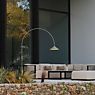 Vibia Out Floor Lamp LED green - push - with base application picture