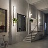 Vibia Palma Applique LED verticale - 2 foyers graphite - produit en situation